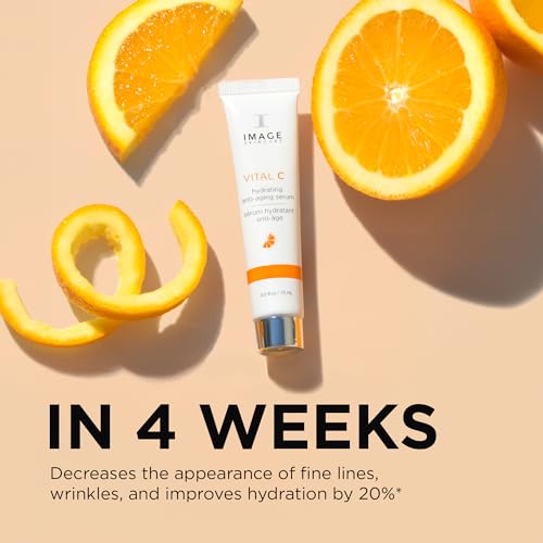 IMAGE Skincare, VITAL C Hydrating Face Serum, with Vitamin C and Hyaluronic Acid, to Brighten, Tone and Smooth Appearance of Wrinkle