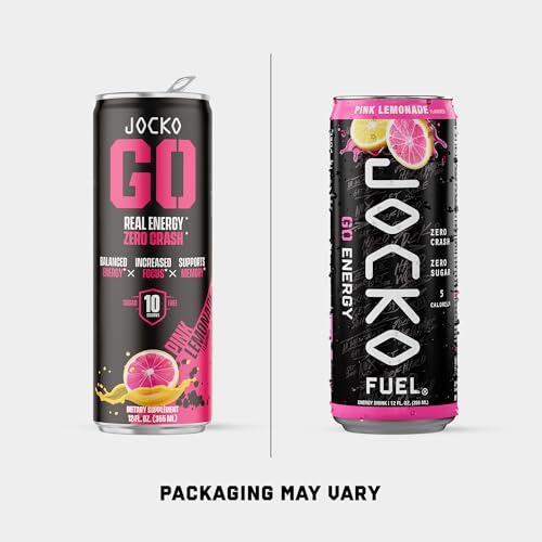 Jocko Fuel GO Energy Drinks, Sour Apple, 12 oz | 12 Pack