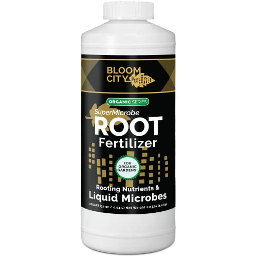 Organic Root Stimulant, Salmon and Kelp Formula, Rich with Microbes and Mycorrhizae by Bloom City, Gallon (128 oz)