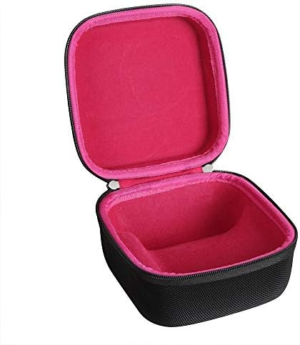 Hermitshell Hard Travel Case for Cricut Easy Press Mini Heat Press Machine (Black+Rosy)