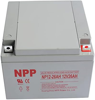 NPP NP12-18Ah 12V 18Ah (T12), 12Volt Rechargeable SLA Battery for UPS Electric Scooter, Replaces Pride Mobility Go-Go Elite Battery,UB12180 FM12180 6fm18