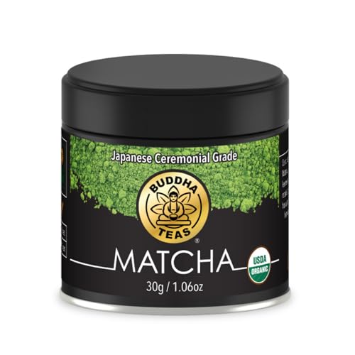 Buddha Teas - Organic Sencha Green Tea - For Health & Wellbeing - Japanese Green Tea - With Antioxidants & Minerals - Clean Ingredients - Caffeinated - OU Kosher & Non-GMO - 18 Tea Bags (Pack of 1)