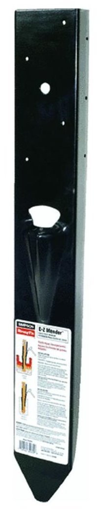 6 Pack Simpson Strong Tie FPBM44E E-Z Mender 4x4 Post Repair Bracket with Black Finish (3 Pair)