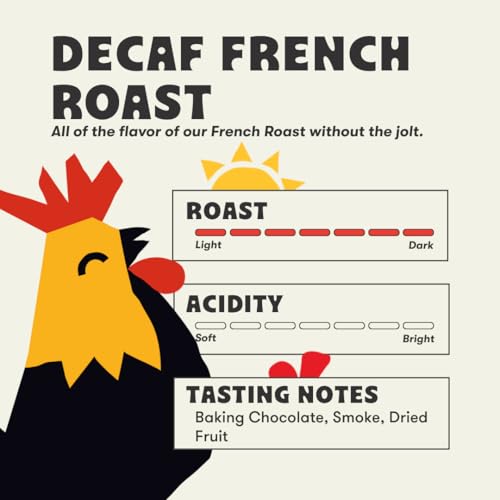 Peace Coffee French Roast Whole Bean Coffee, Dark Roast, 12 oz | Organic Fair Trade, Nutty, Bold Flavor, Shade Grown, Fresh Roasted
