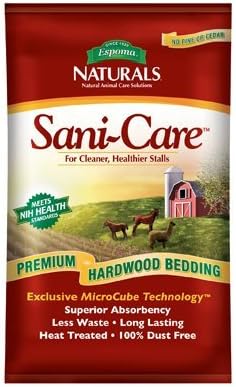 Espoma Naturals SC17 Sani-Care Horse Stall Bedding, Hardwood, 1.7 Cu. Ft. - Quantity 60