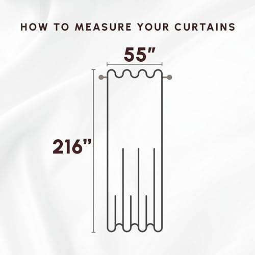 Elegant Comfort 60 x 216" Solid Curtain Sheer Voile Scarf, White