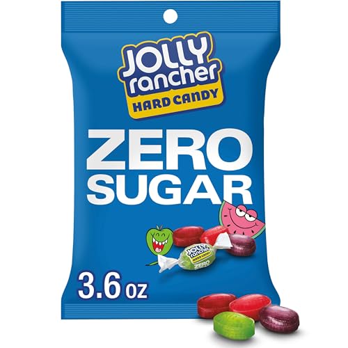 JOLLY RANCHER Zero Sugar Assorted Fruit Hard Candy Bulk Bag, 6.1 oz