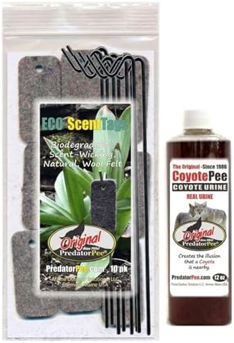 PredatorPee 100% Coyote Urine Natural Predator Scent Made in USA