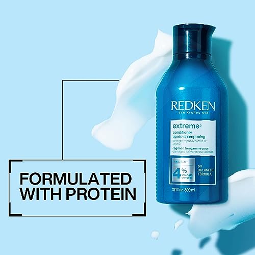 Redken Extreme Conditioner For Damaged Hair - Strengthen & Protect Damaged Hair, Infused With Proteins