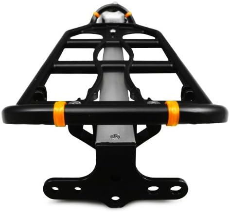 Ibera Seatpost-Mounted Rear Bike Rack - Quick-Release Bike Cargo Rack for 26"/700c Frames - 22 lbs Capacity & Adjustable Length - Weather Resistant