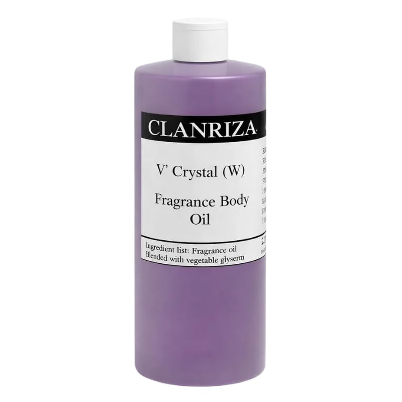 1 Fl Oz V' Crystal Natural Fragrance Body Oil For Women