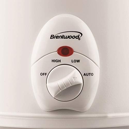 Brentwood SC-135W Appliances 3 quart Slow Cooker, White