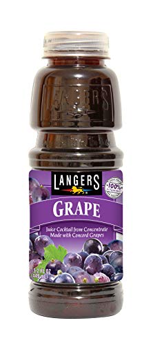 Langers Grape Juice Cocktail, 15.2 Fl Oz (Pack of 12)