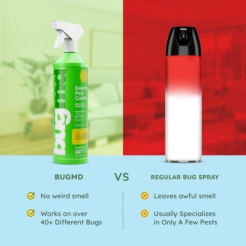 BugMD Ant Killer and Bug Spray Concentrate - Plant-Powered (3.7 oz)