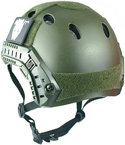 PJ Type Tactical Multifunctional Fast Helmet with Visor Goggles Version