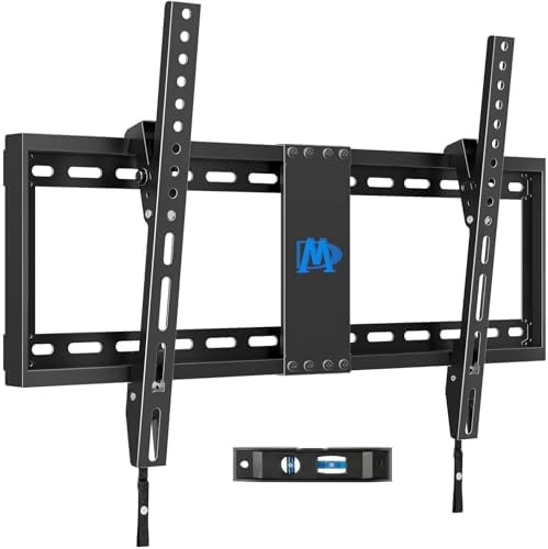 Mounting Dream Tilting TV Wall Mount for Most 37-90 Inch TVs up to 132lbs | Low Profile TV Mount Fits 16", 18", 24" Studs, Max VESA 600x400mm, Wall Mount TV Bracket with Quick Lock & Release, MD2268-LK