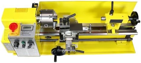 7 x 14 Precision Bench Top Mini Metal Milling Lathe Variable Speed 2500 RPM & Digital Readout with 5 pc. Cutter Kit