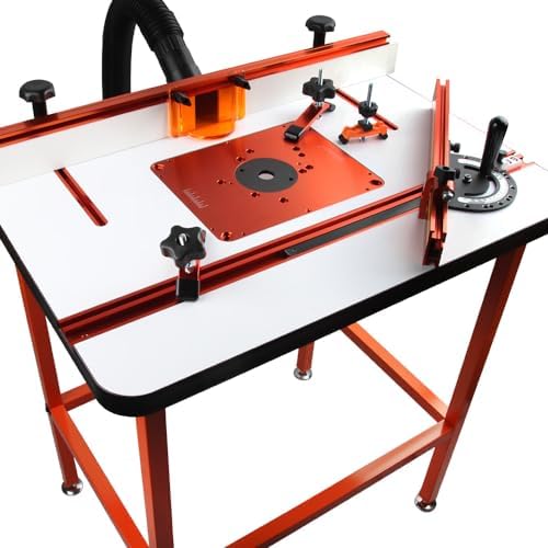 O'SKOOL MDF Router Table Top, 32 Inch by 24 Inch | Laminated Surface, 9-1/4" by 11-3/4" Plate Opening, Fits O'SKOOL Router Lifts