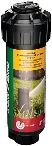 Rain Bird 32SA/4PKS Simple Adjust 32SA Gear Drive Rotor, Adjustable 40° - 360° Pattern, 19' - 32' Spray Distance, 4-Pack