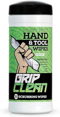 Heavy Duty Hand Cleaning Wipes, Tool Wipes, Waterless Mechanic Hand Cleaner