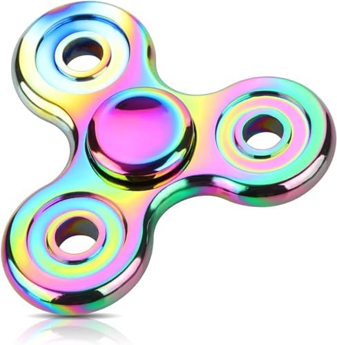 ATESSON Fidget Spinner Toy 2 to 5 Min Spins Durable Stainless Steel Bearing High Speed Metal Material Hand Spinner Stress Relief Anxiety Relieves