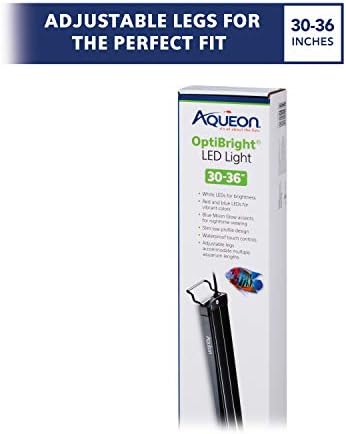 Aqueon LED OptiBright Fish Tank Aquarium Light Fixture, 48-54 Inch