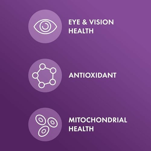Dr. Mercola Eye Support - Supports Eye & Vision Health - with Lutein, Zeaxanthin, Organic Astaxanthin & Black Currant - Non-GMO, Gluten-Free & Soy Free - 30 Capsules (30 Servings)