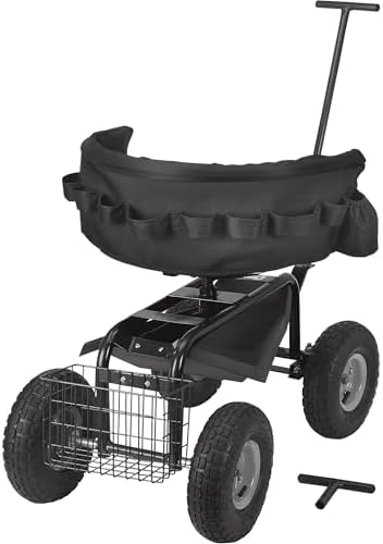 Strongway Deluxe Rolling Garden Seat with Easy Change Turnbars | Yard and acreage maintenance, Lawn and garden use, Durable outdoor operation