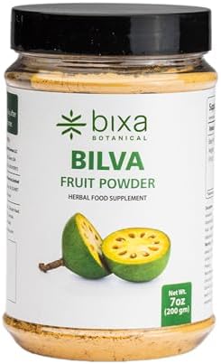 bixa BOTANICAL Bilva Fruit Powder, Aegle Marmelos, 200 Grams, 7 OZ | Gentle Digestive Support & Gut Cleanse, Ayurvedic Herbal Supplement, Gluten Free