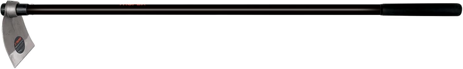 Truper Lane Hoe No. 1, 54-Inch Fiberglass Handle, 7 1/2-Inch x 7 1/2-Inch Forged Head, 1.8 lb Head Weight