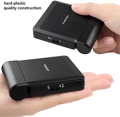 Compact Digital Travel Alarm Clock with High/Low Volume Options, Simple to Set, Easy to Read, Bold Digits, Snooze Backlight, Quality Construction