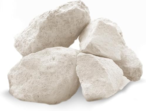 SunGrow Shrimp Rocks, Calcium, Magnesium Rocks for Crayfish, Hermit Crab, Snails, Crustacean Care, Aquarium Decor for Crystal Red, Amano and Ghost Shrimps, Nano Tank Accessories, Fish Tank Supplies