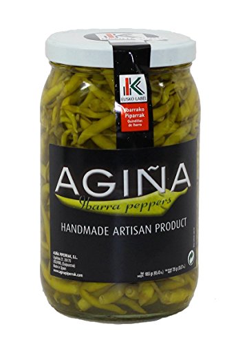 Piparras Basque Green Peppers in Brine - 64 oz / 1.8 kg