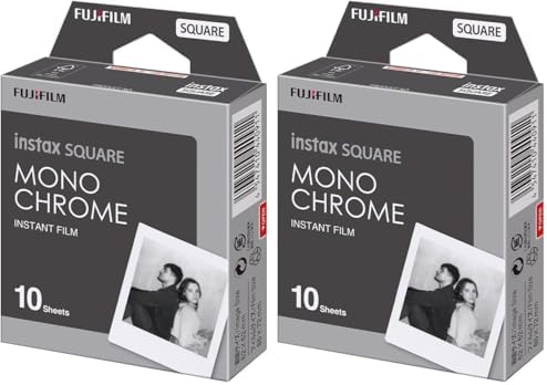 FUJIFILM Instax Square Monochrome Film - 10 Exposures