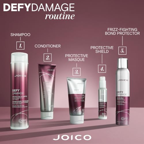 Joico Defy Damage Protective Shampoo | For Color-Treated Hair | Strengthen Bonds & Preserve Hair Color | With Moringa Seed Oil & Arginine