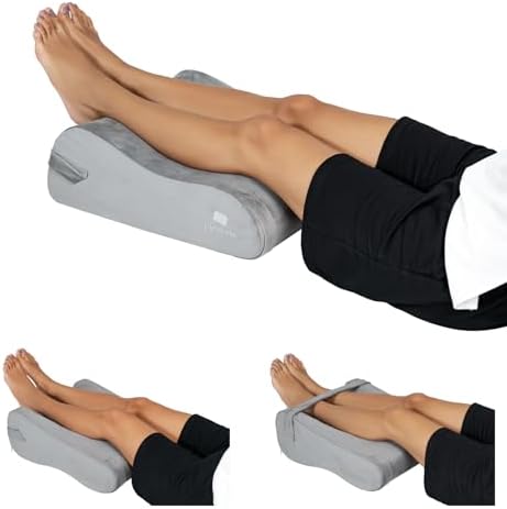 LightEase Memory Foam Leg, Knee, Ankle Foot Support and Elevation Pillow for Surgery Recovery