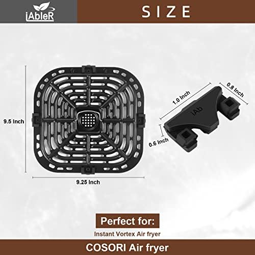 Original Instant Vortex Air Fryer Grill Pan Replacement Tray 6 Quart - Grill Plate Crisper Plate for Instant Vortex 6 Qt/Gourmia GAF735 6 QT