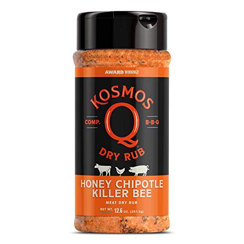 Kosmos Q BBQ Grill Spices & Seasonings Set, Father’s Day Gift for Him, 8 Flavor BBQ Rub Variety Pack with Cow Cover, Dirty Bird, SPG & More
