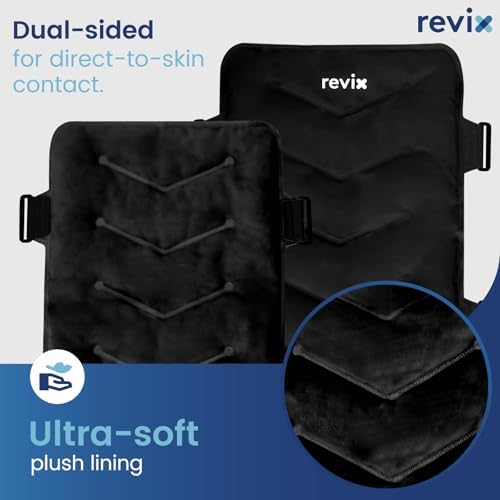 REVIX XXL Full Back Ice Pack Wrap, Large Gel Packs for Injuries Reusable