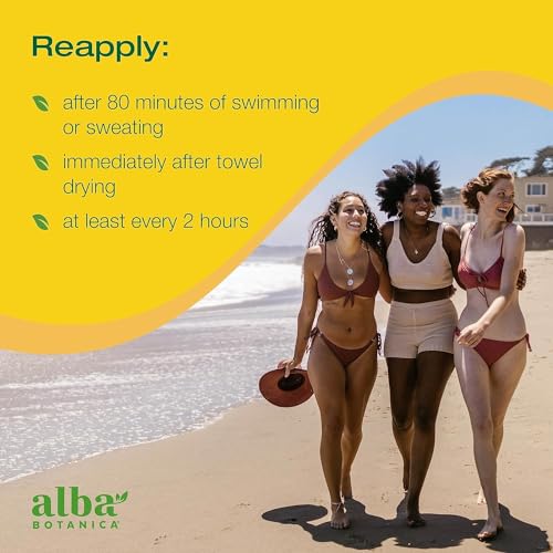 Alba Botanica Mineral Sunscreen Lotion SPF 50, Broad Spectrum, Fragrance Free, 3 Fl Oz (Packaging May Vary)