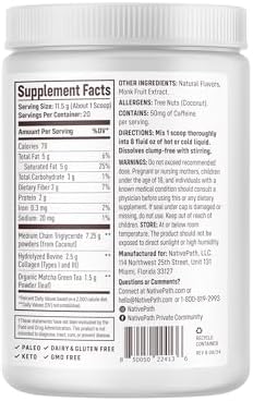NativePath Collagen Peptides, Wild Berry, Grass-Fed, 20 Servings
