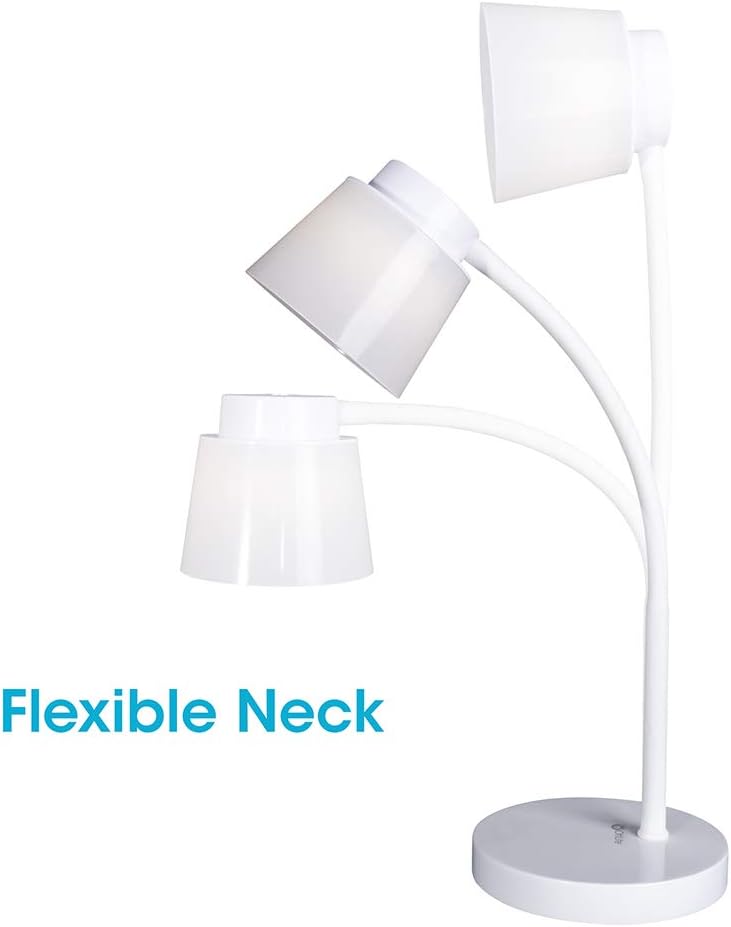 OttLite Clarify LED Desk Lamp, White
