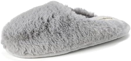 Dearfoams Women's Bailey Plush Furry Scuff