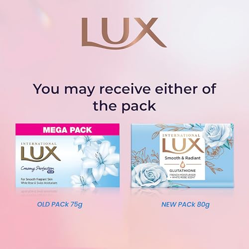 LUX Flaw-less Glow Jasmine Soap Bar, 3x150g