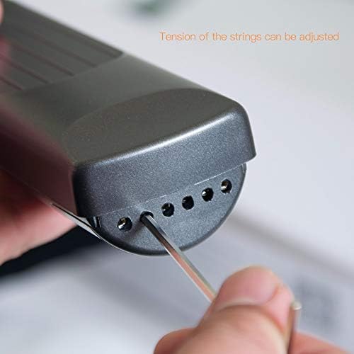 Digital Guitar Chords Trainer, Portable 6 Fret Guitar Practice Neck Tool with Rotatable Screen Showing Chords Chart Metronome (Model B)