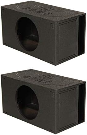 Q-POWER QBOMB15VL Single 15" Vented Ported Subwoofer Sub Box Enclosure (2 Pack)