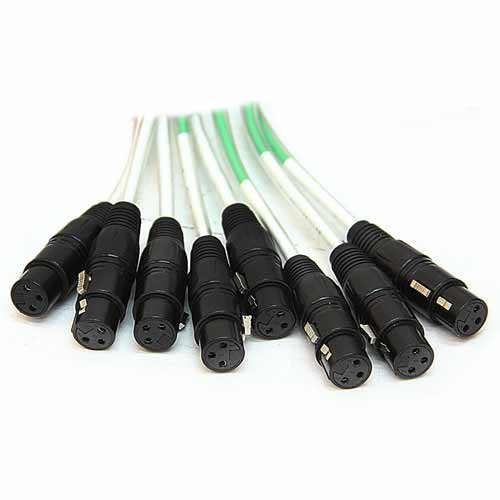 Seismic Audio - SAXQ-16x8x25 - 16 Channel 25' XLR Snake Cable with XLR and 1/4" Returns on the Box