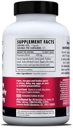 HEALTH DIRECT Sculpt n' Cleanse Herbal Colon and Gut Cleanse, 100 Capsules | Vegan herbal capsules formulated to support digestive health, regularity and gentle daily cleansing.