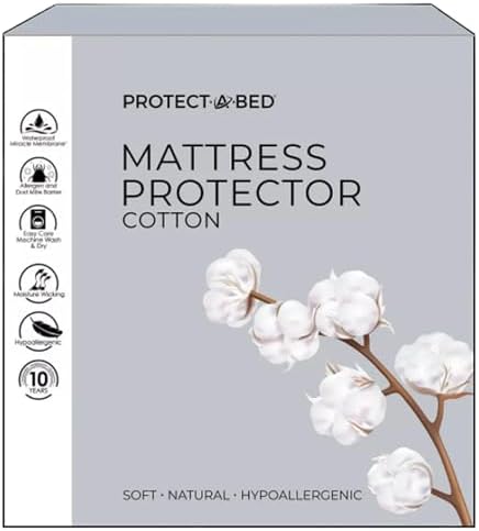 Protect-A-Bed Cool Waterproof Mattress Protector, King