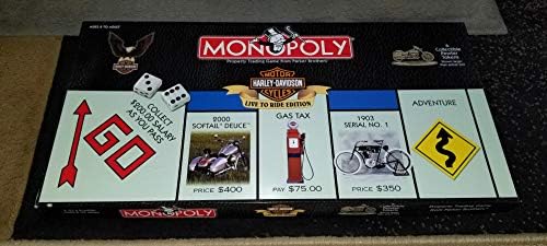 Harley-Davidson Live to Ride Collector's Edition Monopoly Board Game